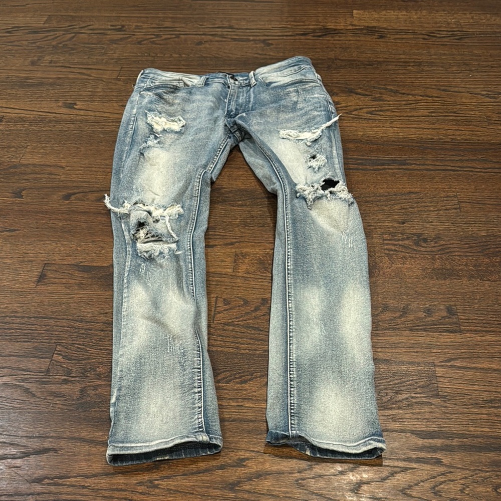 Distressed Blue Jeans for Women